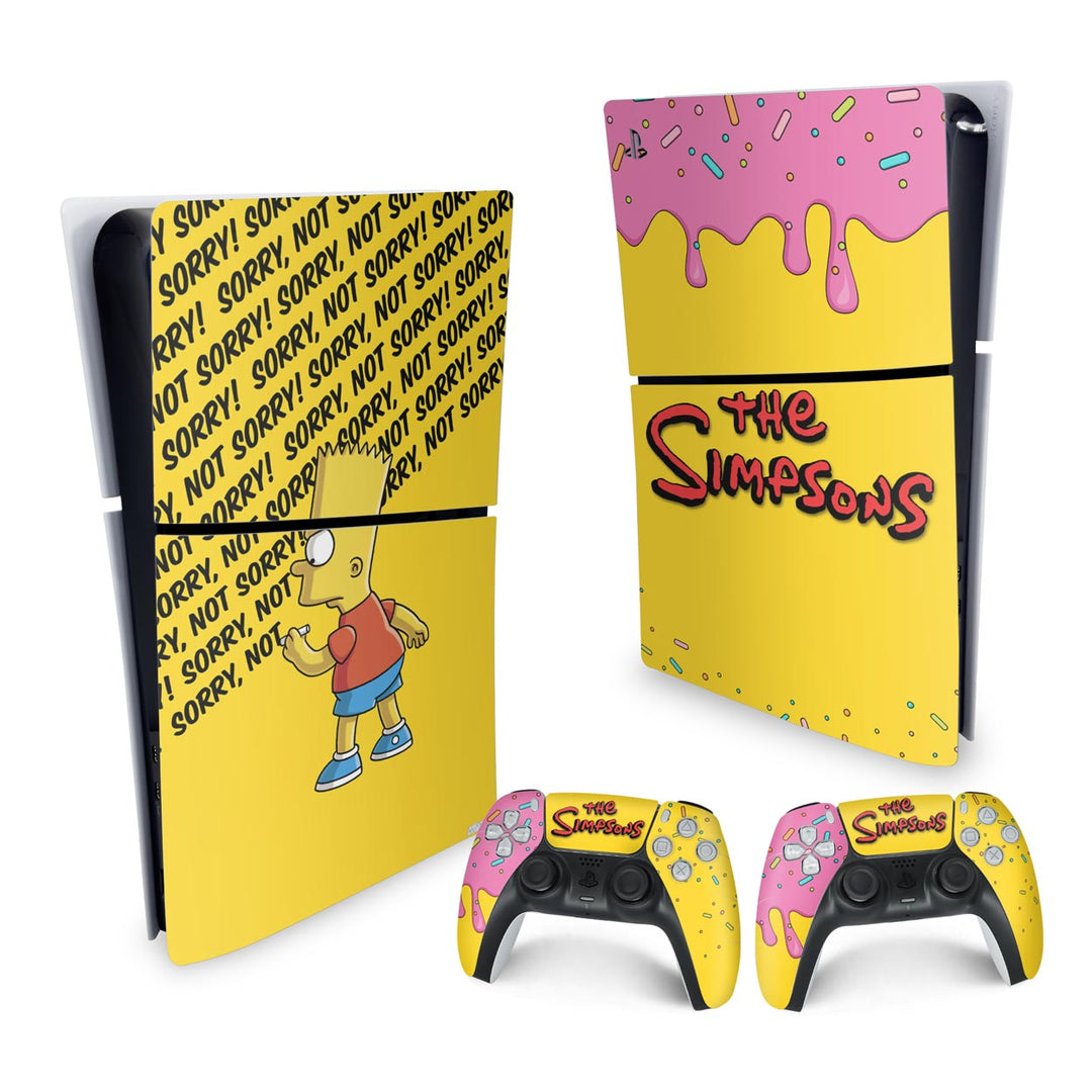 Skin Anti-Rage PS5 Slim Vertical - The Simpsons - Pop Arte Skins - foto 4