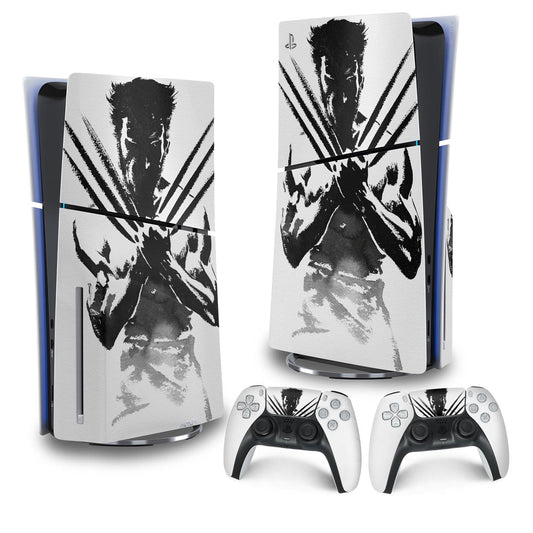Skin Anti-Rage PS5 Slim Vertical - Wolverine X-men