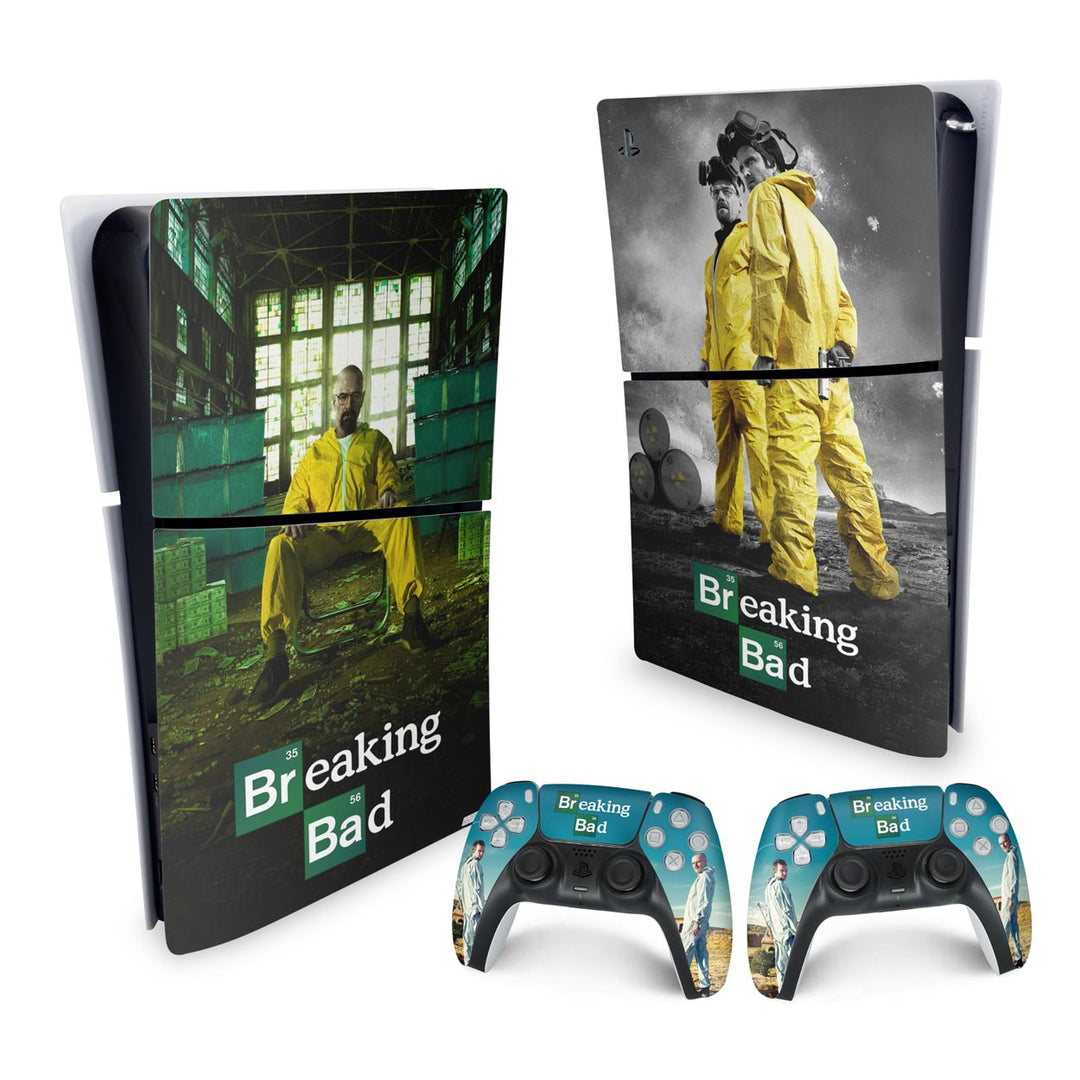 Skin Anti-Rage PS5 Slim Vertical - Breaking Bad - Pop Arte Skins - foto 4