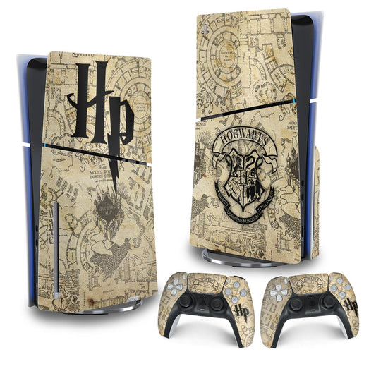 Skin Anti-Rage PS5 Slim Vertical - Harry Potter