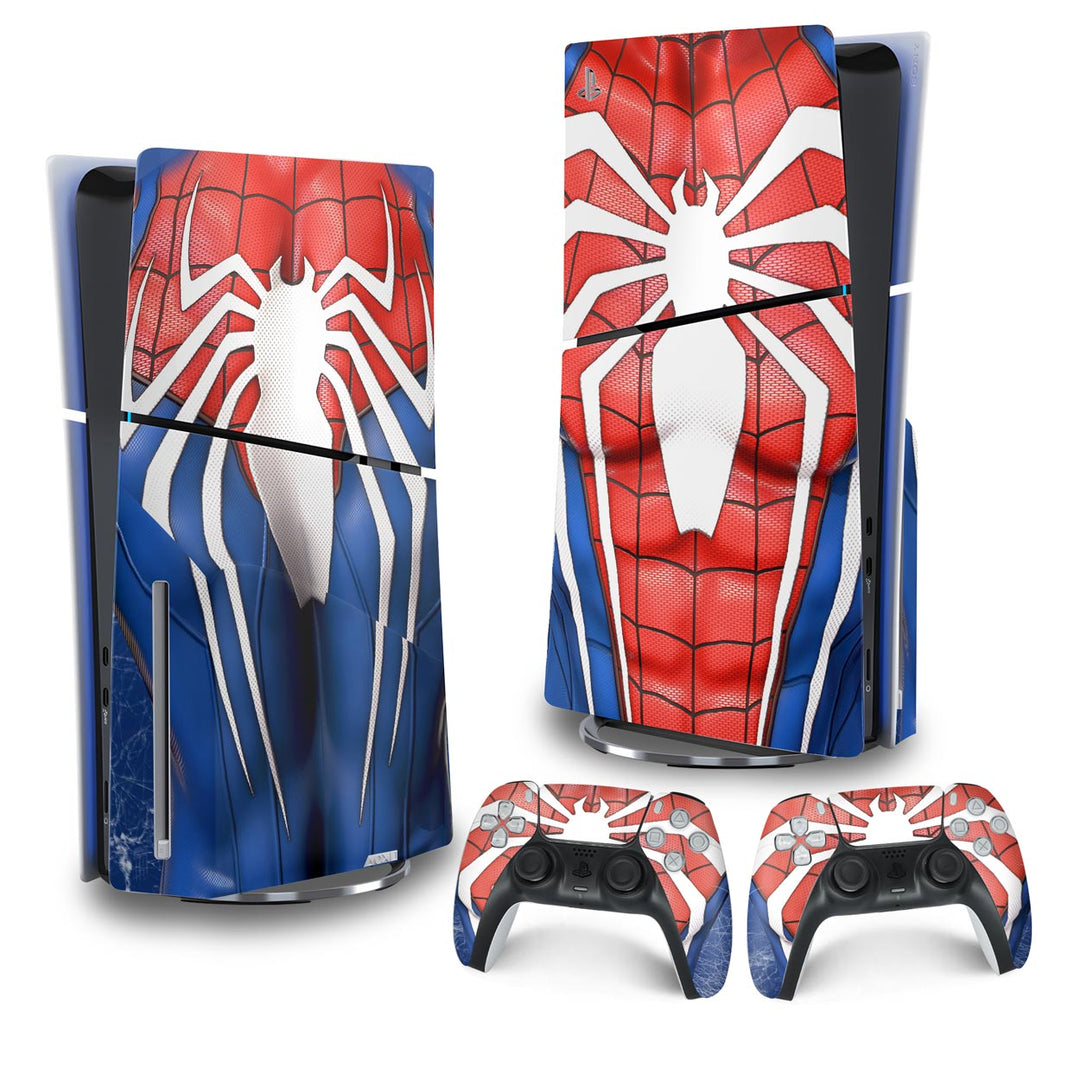 Skin Anti-Rage PS5 Slim Vertical - Spider-Man Homem Aranha 2 - Pop Arte Skins