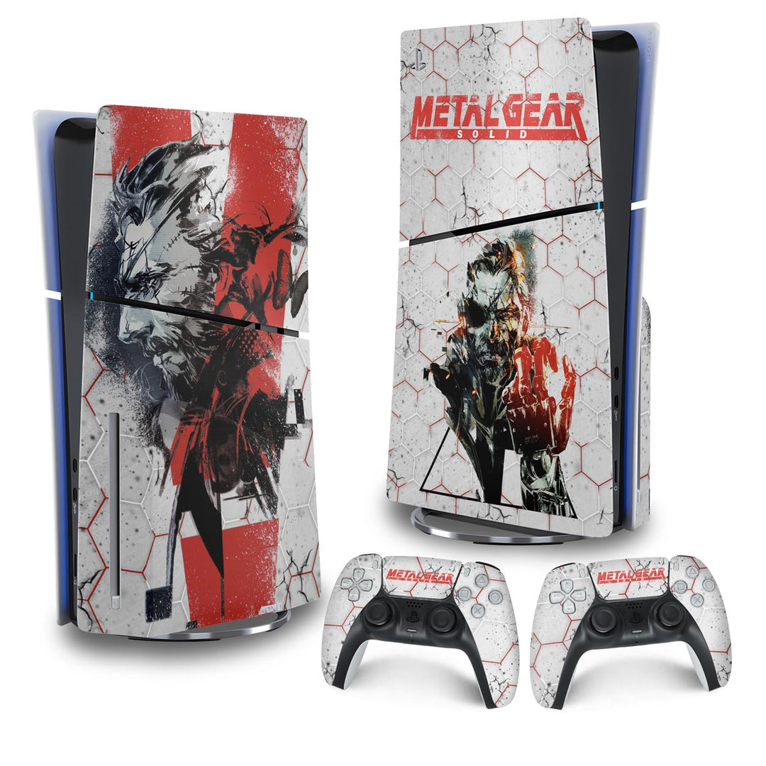 Skin Anti-Rage PS5 Slim Vertical - Metal Gear Solid - Pop Arte Skins