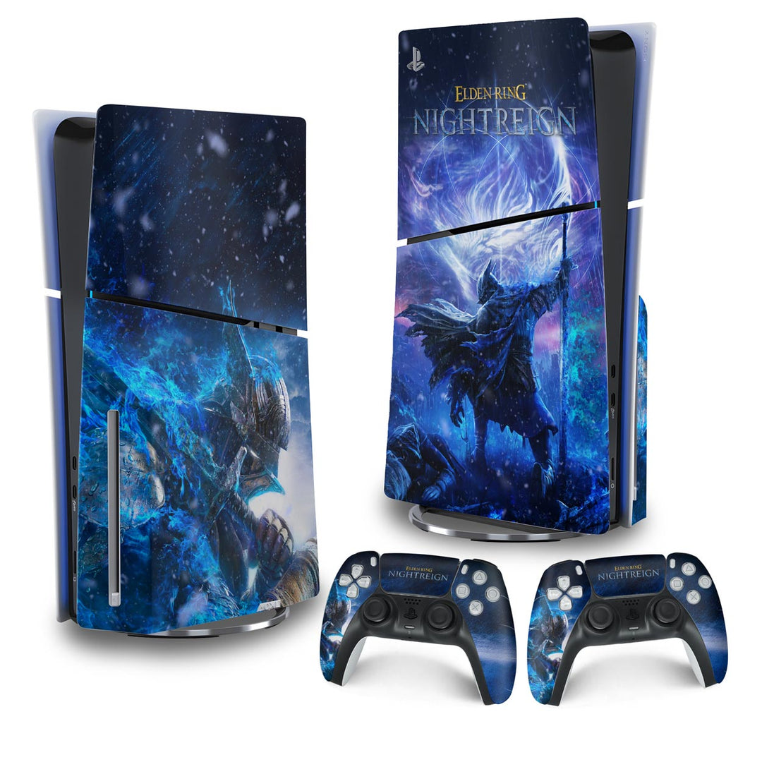 Skin Anti-Rage PS5 Slim Vertical - Elden Ring Nightreign - Pop Arte Skins