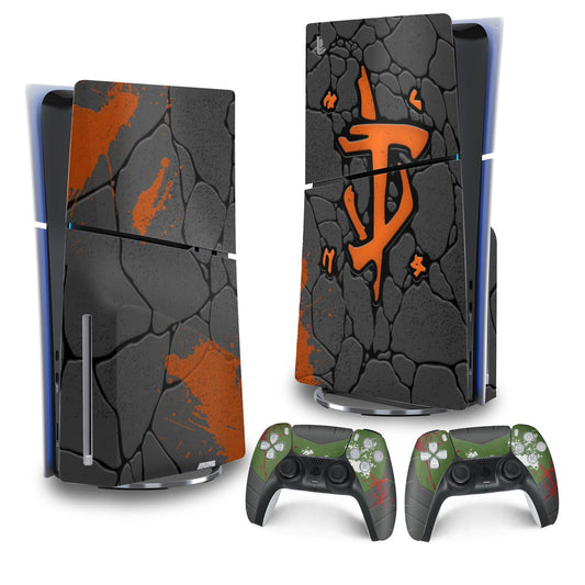 Skin Anti-Rage PS5 Slim Vertical - Doom: The Dark Ages