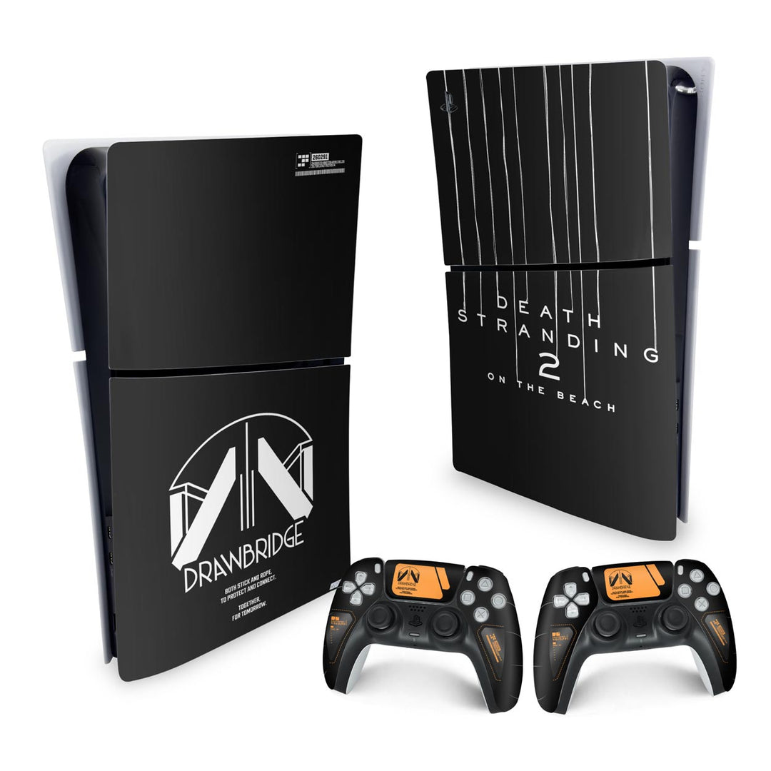 Skin Anti-Rage PS5 Slim Vertical - Death Stranding 2 - Pop Arte Skins - foto 4