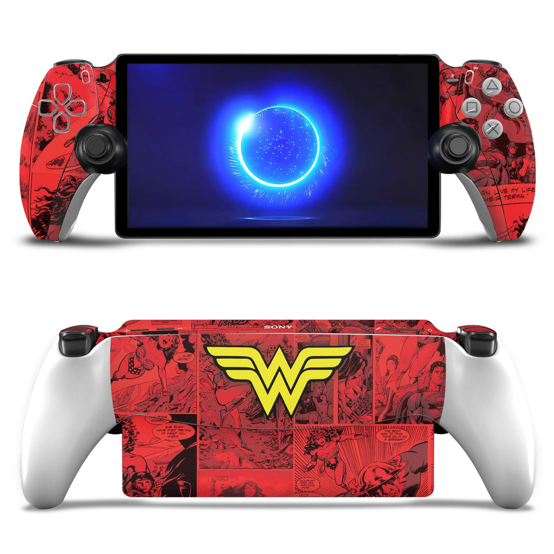 Skin Anti-Rage Playstation Portal PS - Mulher Maravilha Comics