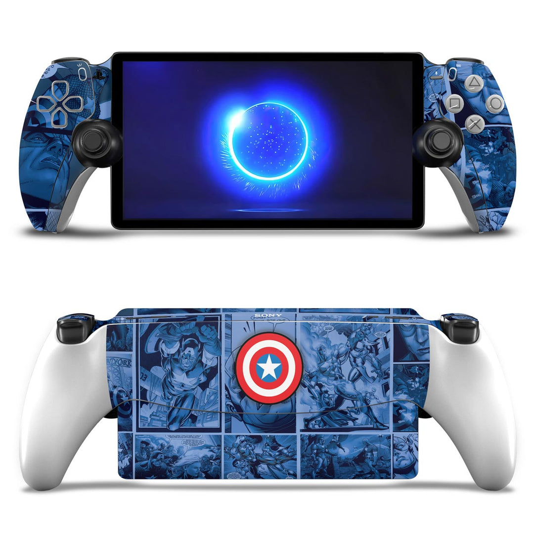 Skin Anti-Rage Playstation Portal PS - Capitão América Comics