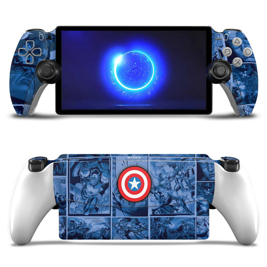 Skin Anti-Rage Playstation Portal PS - Capitão América Comics