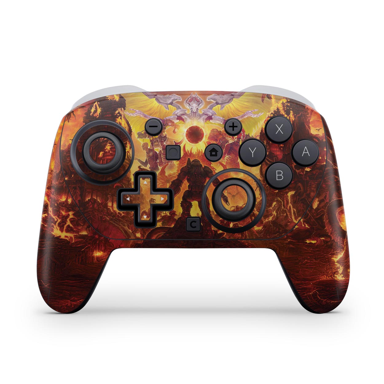 Skin Anti-Rage Nintendo Switch 2 Pro Controle - Doom