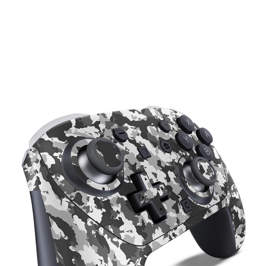 Skin Anti-Rage Nintendo Switch 2 Pro Controle - Camuflada Cinza - Pop Arte Skins - foto 2