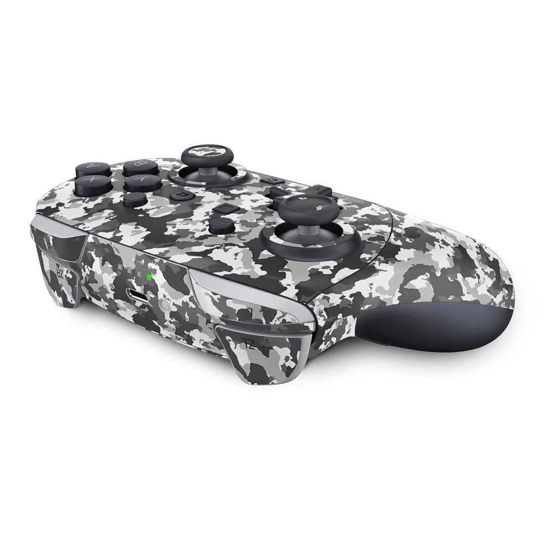 Skin Anti-Rage Nintendo Switch 2 Pro Controle - Camuflada Cinza - Pop Arte Skins - foto 3