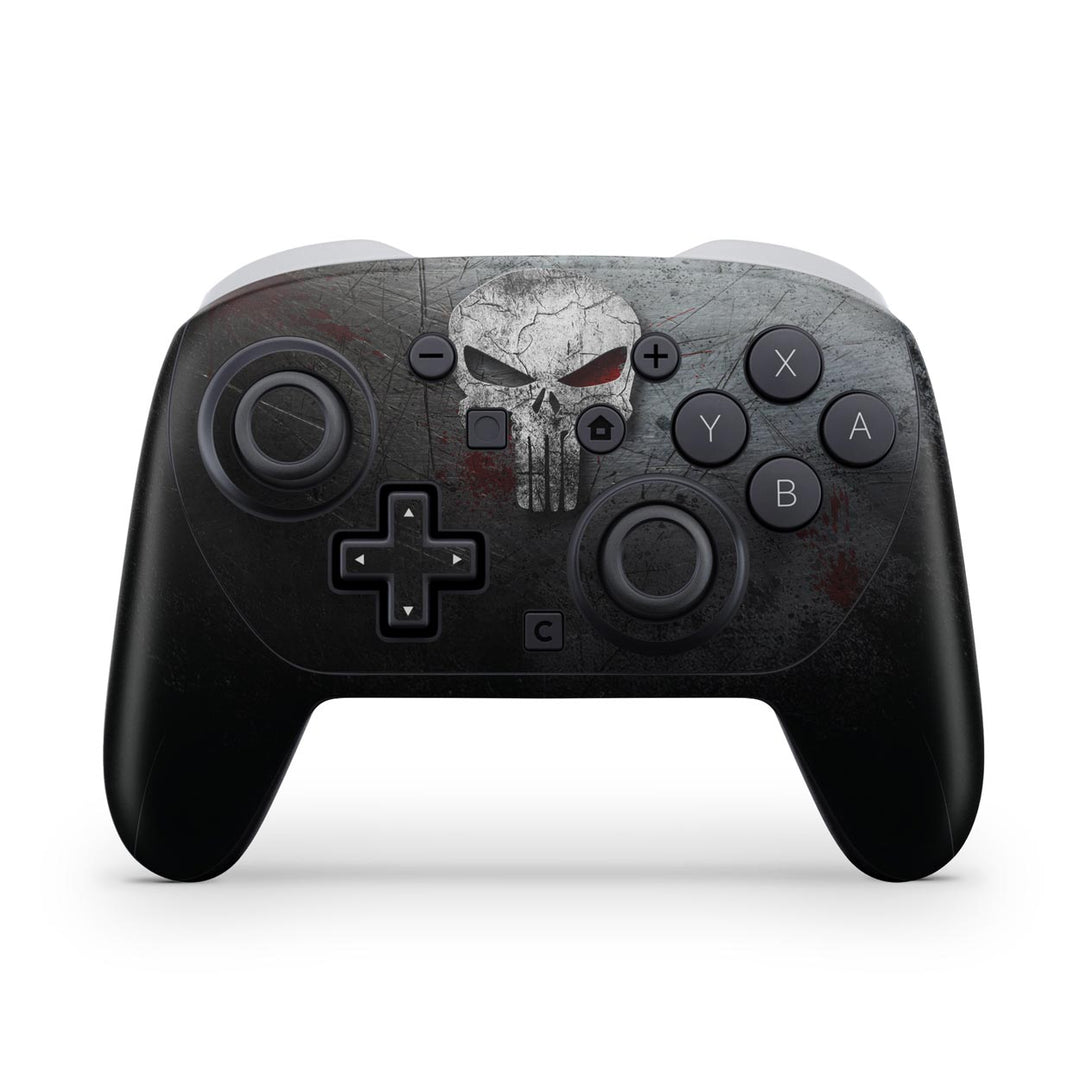 Skin Anti-Rage Nintendo Switch 2 Pro Controle - The Punisher Justiceiro