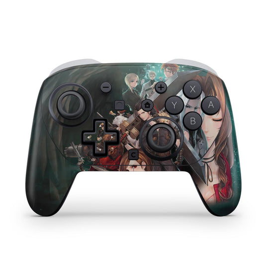 Skin Anti-Rage Nintendo Switch 2 Pro Controle - Final Fantasy Vii: Remake