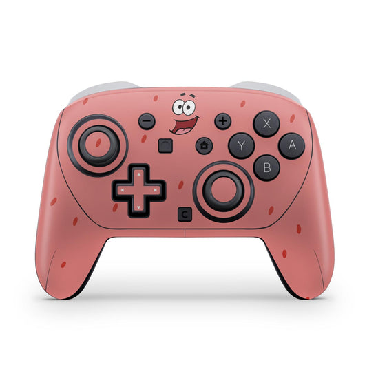 Skin Anti-Rage Nintendo Switch 2 Pro Controle - Patrick Bob Esponja