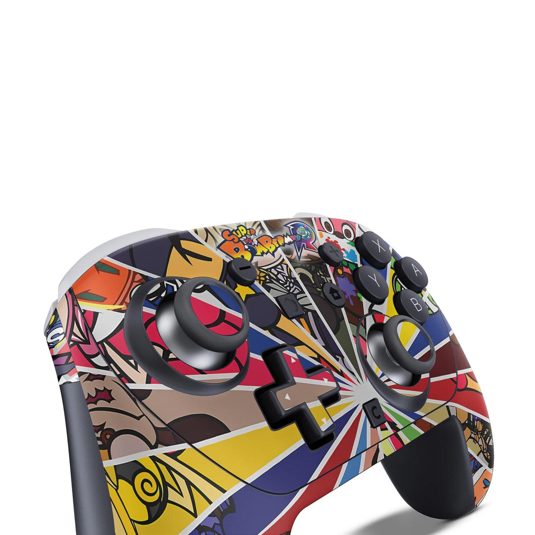 Skin Anti-Rage Nintendo Switch 2 Pro Controle - Bomberman - Pop Arte Skins - foto 2