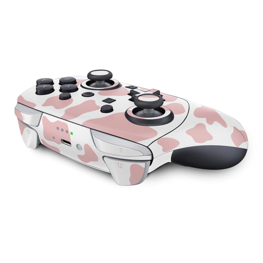 Skin Anti-Rage Nintendo Switch 2 Pro Controle - Vaquinha Rosa - Pop Arte Skins - foto 3