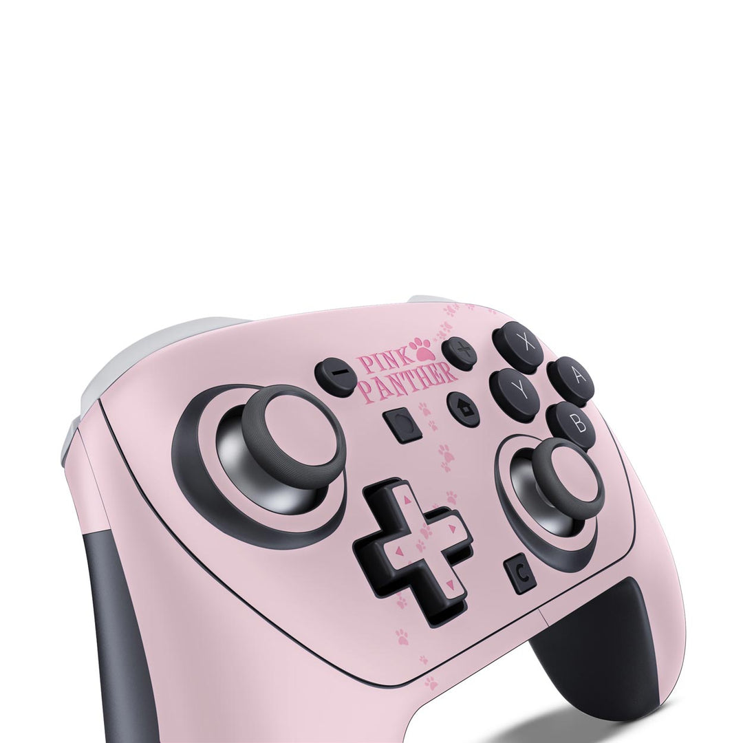 Skin Anti-Rage Nintendo Switch 2 Pro Controle - Pantera Cor de Rosa - Pop Arte Skins - foto 2