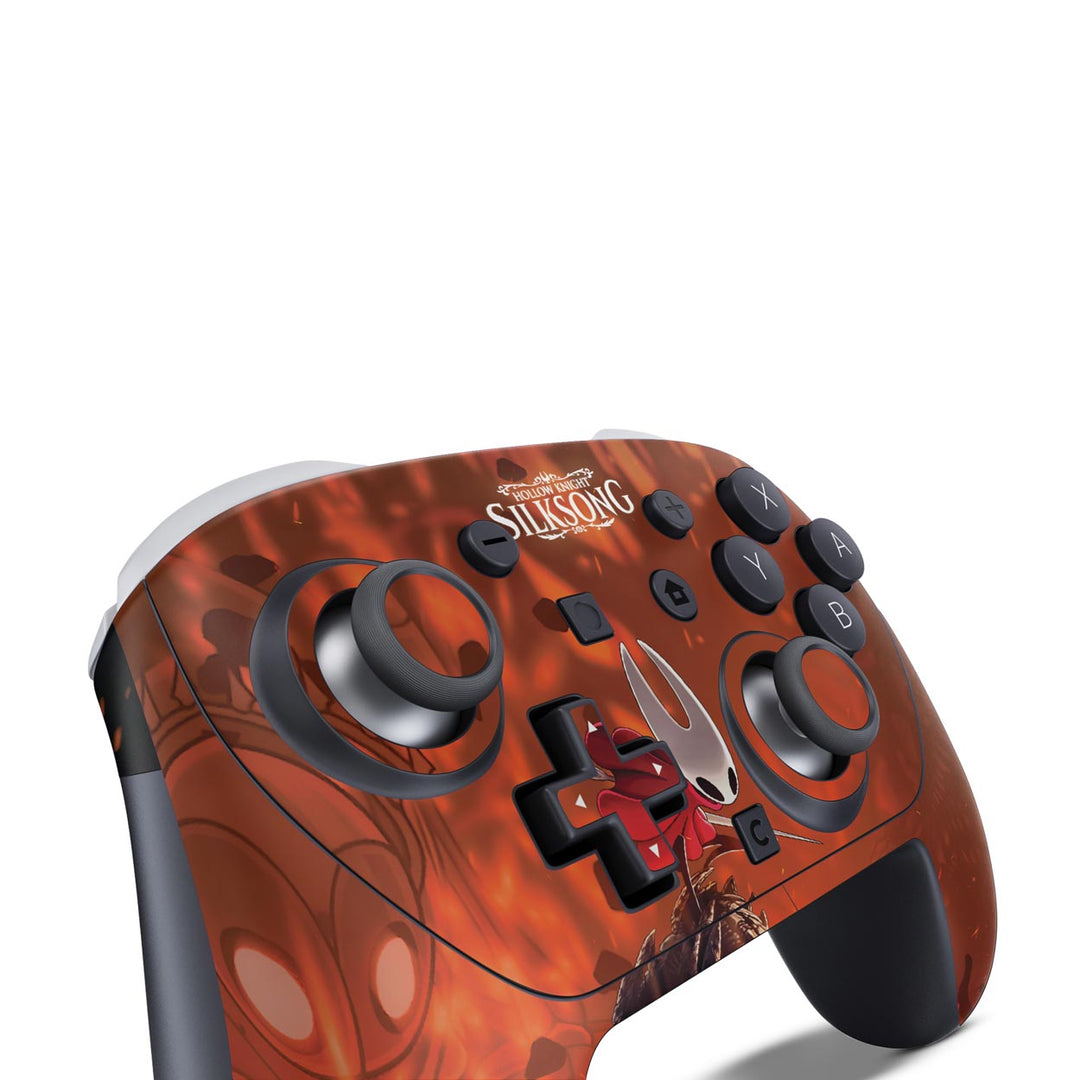 Skin Anti-Rage Nintendo Switch 2 Pro Controle - Hollow Knight: Silksong - Pop Arte Skins - foto 2