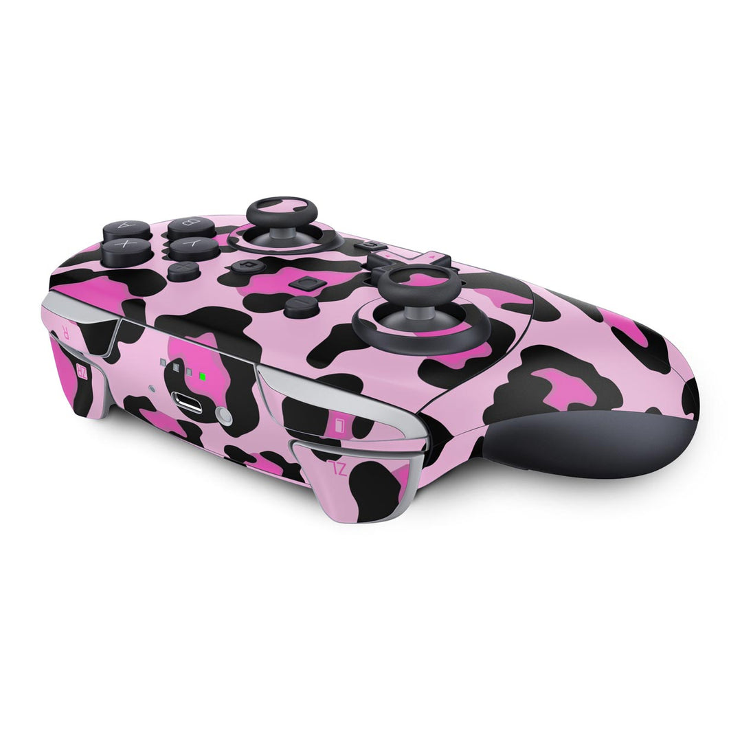 Skin Anti-Rage Nintendo Switch 2 Pro Controle - Onça Rosa - Pop Arte Skins - foto 3