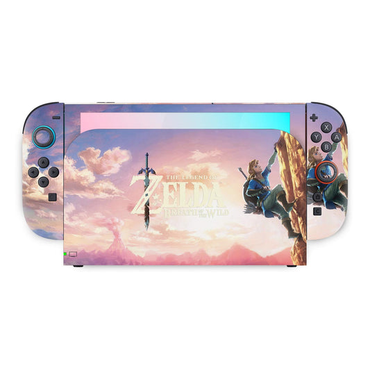Skin Anti-Rage Nintendo Switch 2 - Zelda Breath Of The Wild