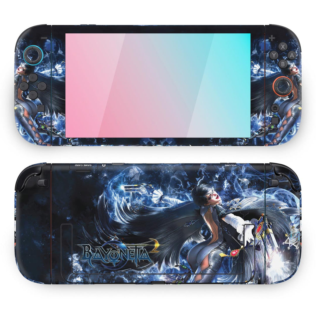 Skin Anti-Rage Nintendo Switch 2 - Bayonetta 2 - Pop Arte Skins - foto 2