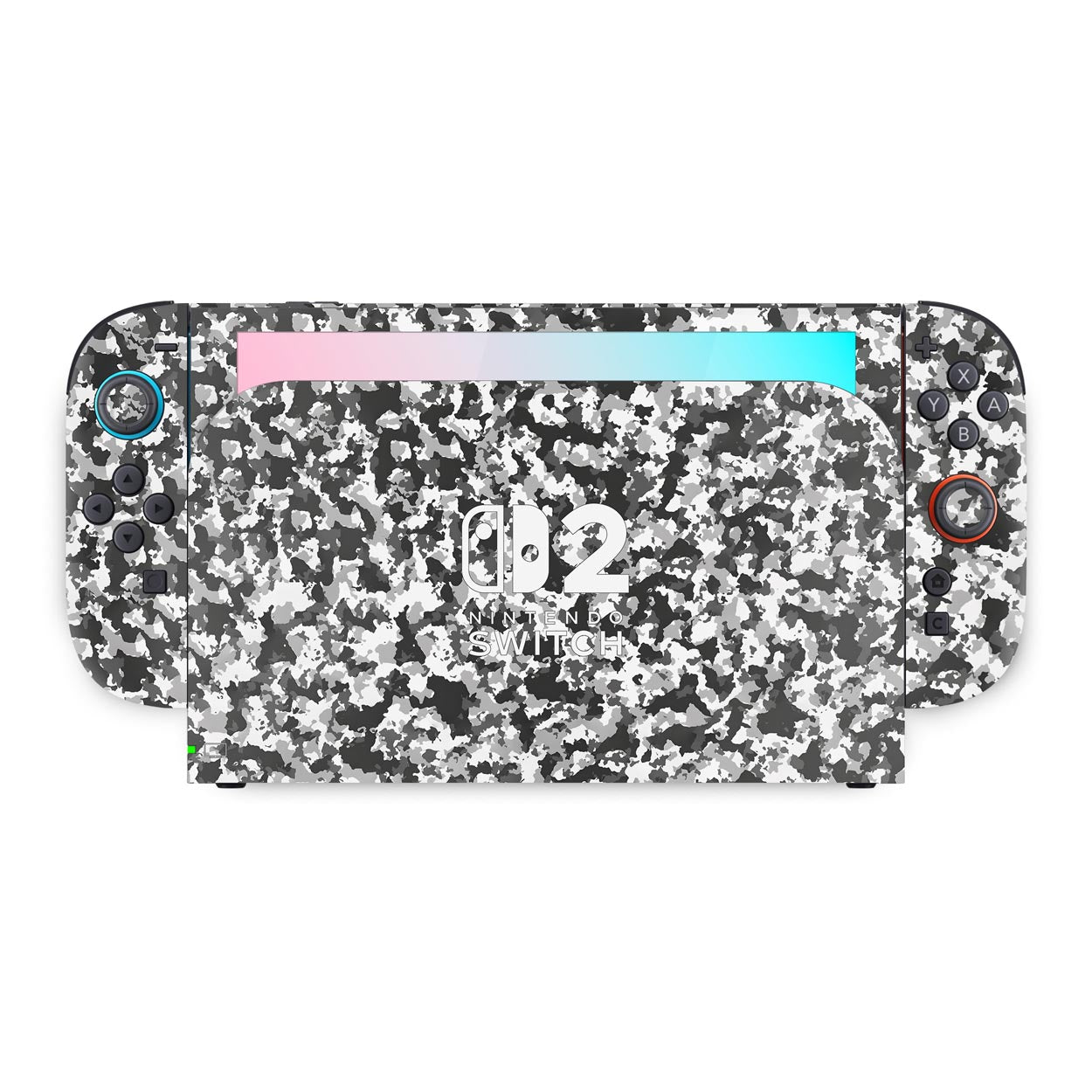 Skin Anti-Rage Nintendo Switch 2 - Camuflada Cinza