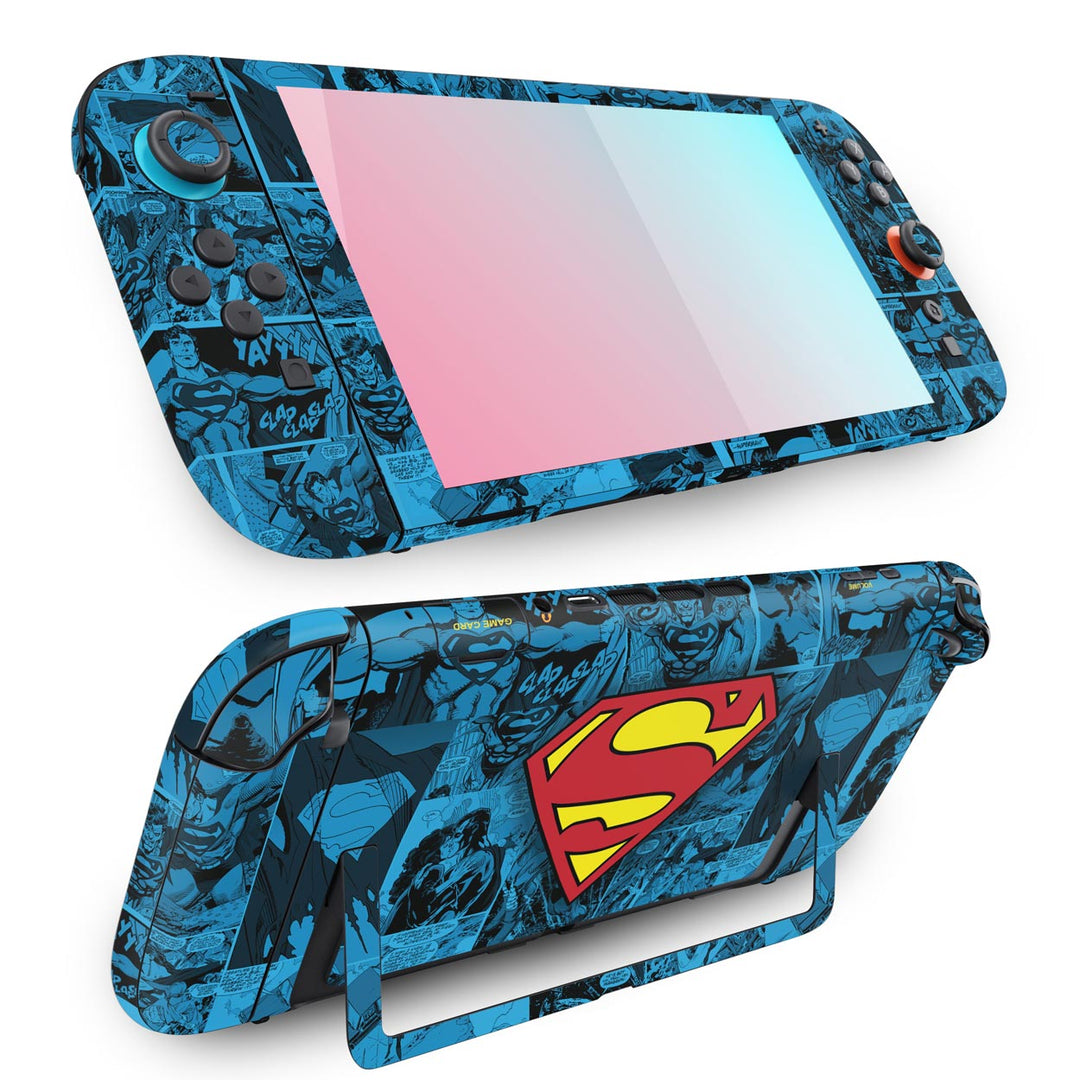 Skin Anti-Rage Nintendo Switch 2 - Superman Comics - Pop Arte Skins - foto 3