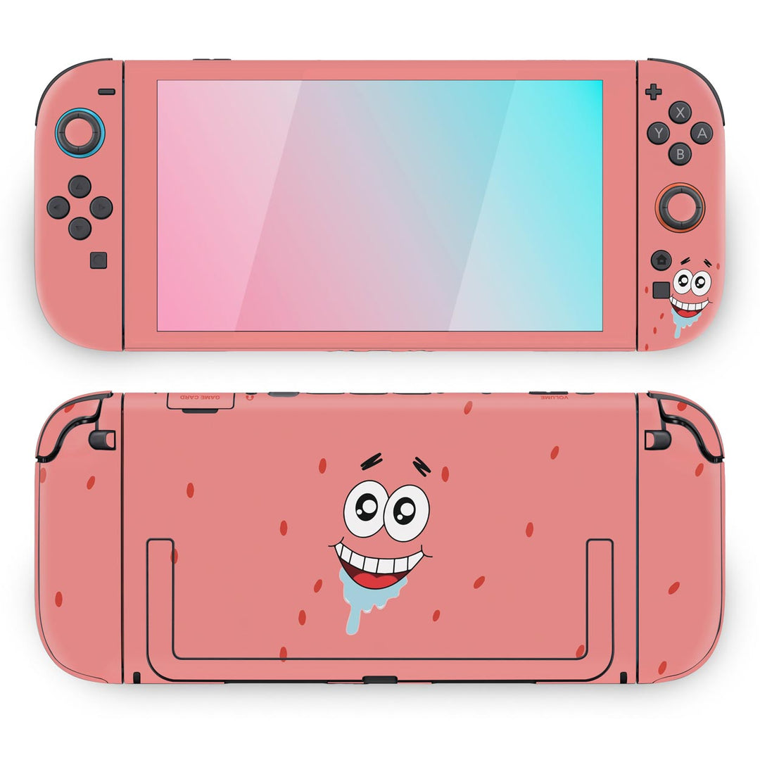 Skin Anti-Rage Nintendo Switch 2 - Patrick Bob Esponja - Pop Arte Skins - foto 2