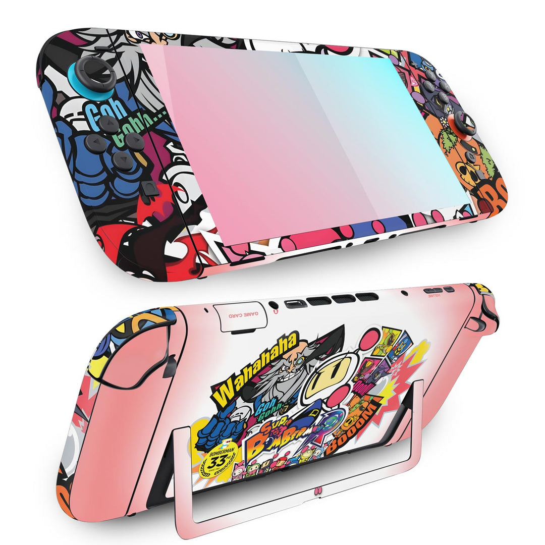 Skin Anti-Rage Nintendo Switch 2 - Bomberman - Pop Arte Skins - foto 3