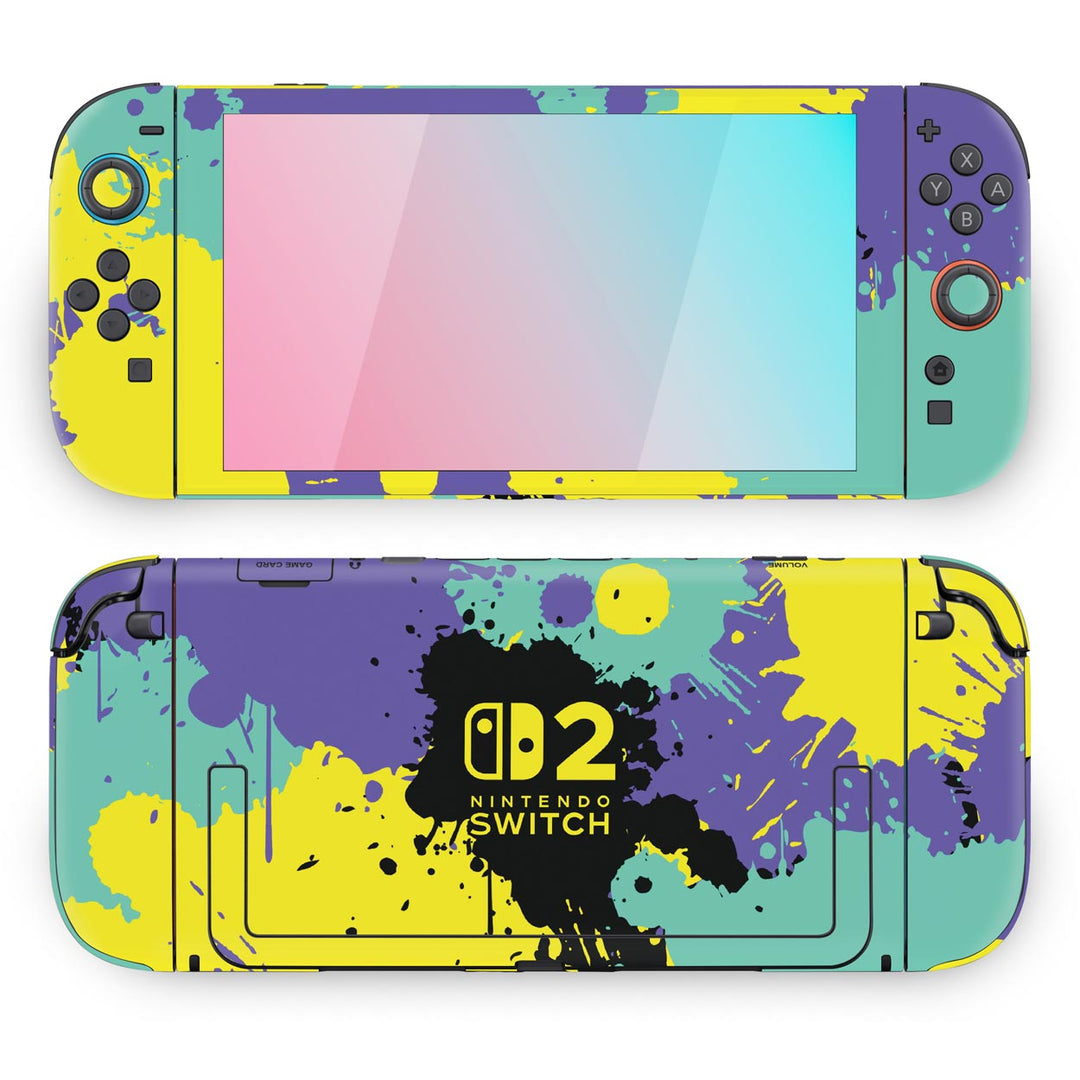Skin Anti-Rage Nintendo Switch 2 - Splatoon 3 - Pop Arte Skins - foto 2