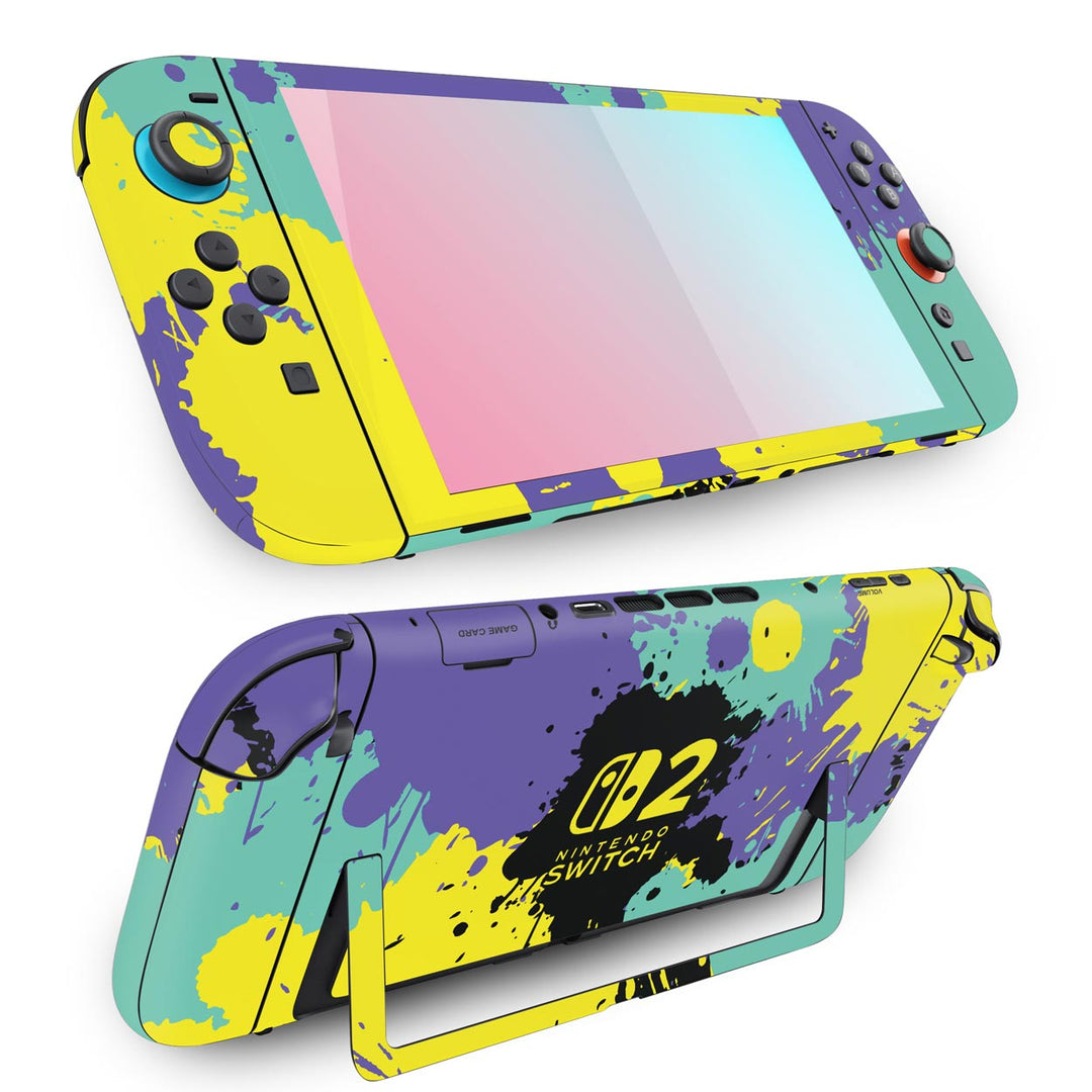 Skin Anti-Rage Nintendo Switch 2 - Splatoon 3 - Pop Arte Skins - foto 3