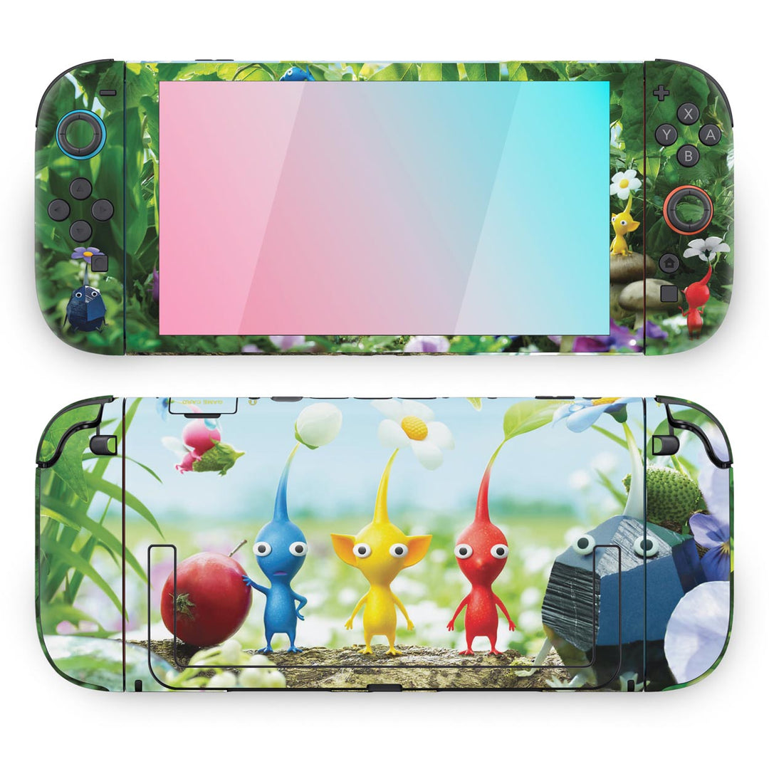 Skin Anti-Rage Nintendo Switch 2 - Pikmin - Pop Arte Skins - foto 2