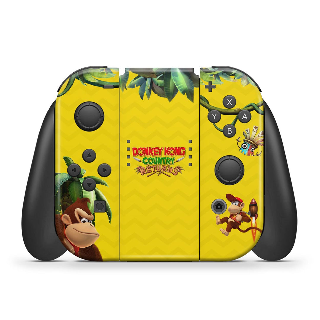 KIT Capa Anti Poeira e Skin Anti-Rage Nintendo Switch 1 Oled - Donkey Kong Country Returns - Pop Arte Skins - foto 5