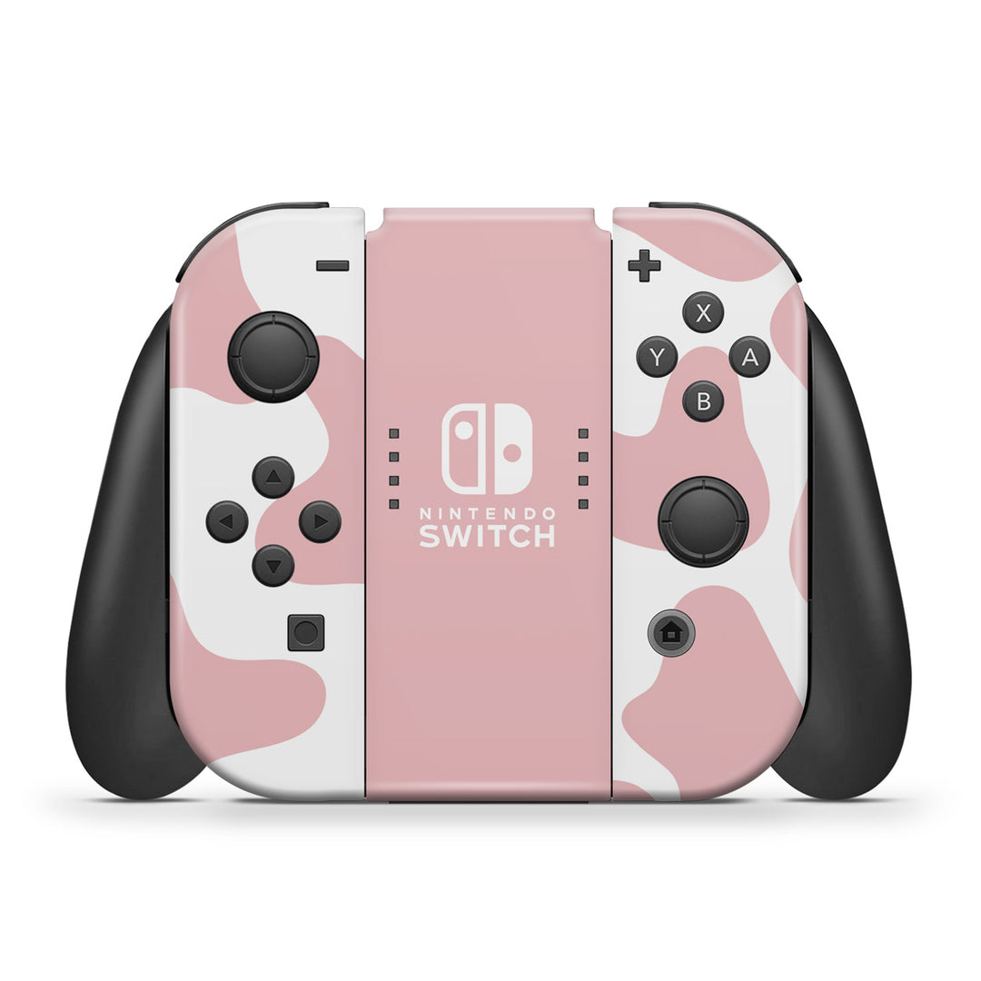 Skin Anti-Rage Nintendo Switch 1 Oled - Vaquinha Rosa - Pop Arte Skins - foto 3