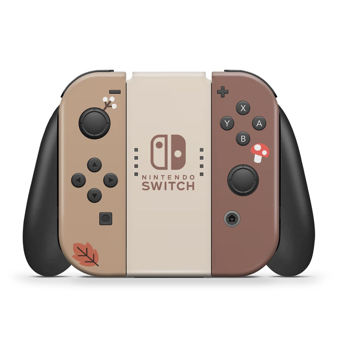 KIT Capa Anti Poeira e Skin Anti-Rage Nintendo Switch 1 Oled - Outono - Pop Arte Skins - foto 5