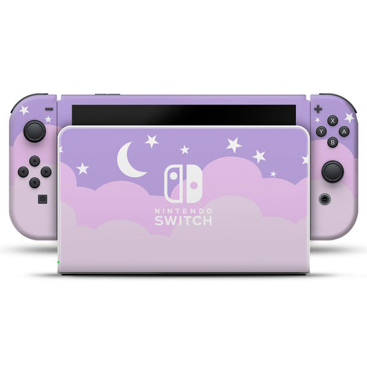 Skin Anti-Rage Nintendo Switch 1 Oled - Noite Estrelada