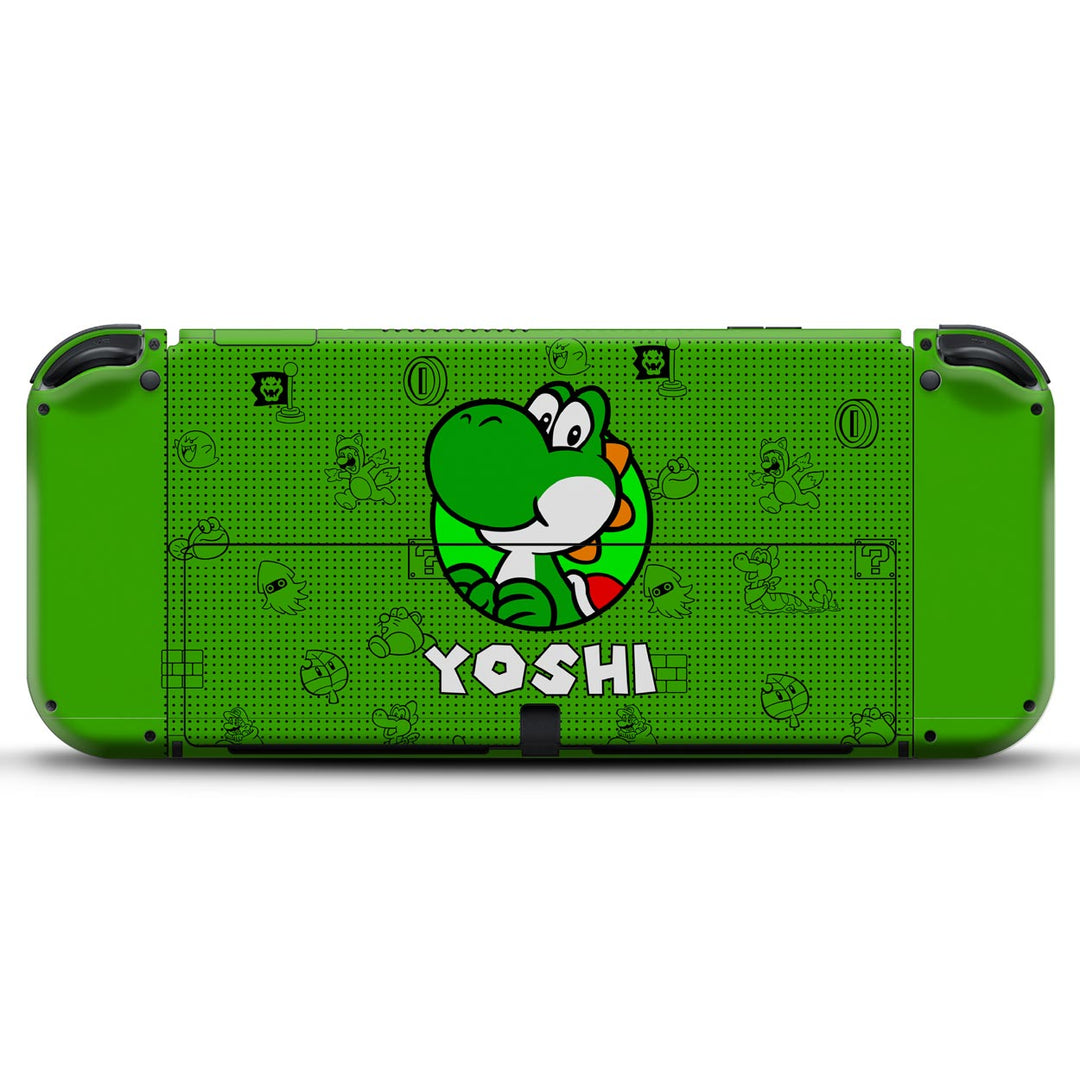 Skin Anti-Rage Nintendo Switch 1 Oled - Yoshi - Pop Arte Skins - foto 2