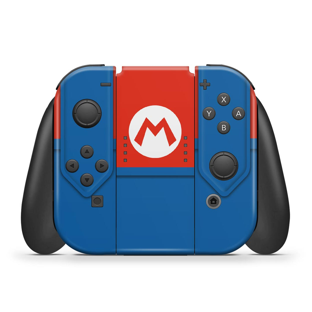 KIT Capa Anti Poeira e Skin Anti-Rage Nintendo Switch 1 Oled - Mario Vermelho Mania - Pop Arte Skins - foto 5