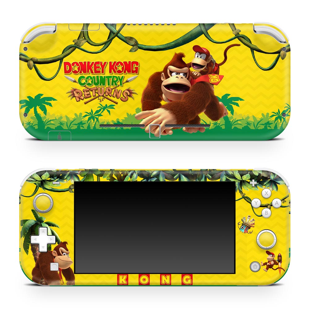 Skin Anti-Rage Nintendo Switch 1 Lite - Donkey Kong Country Returns - Pop Arte Skins