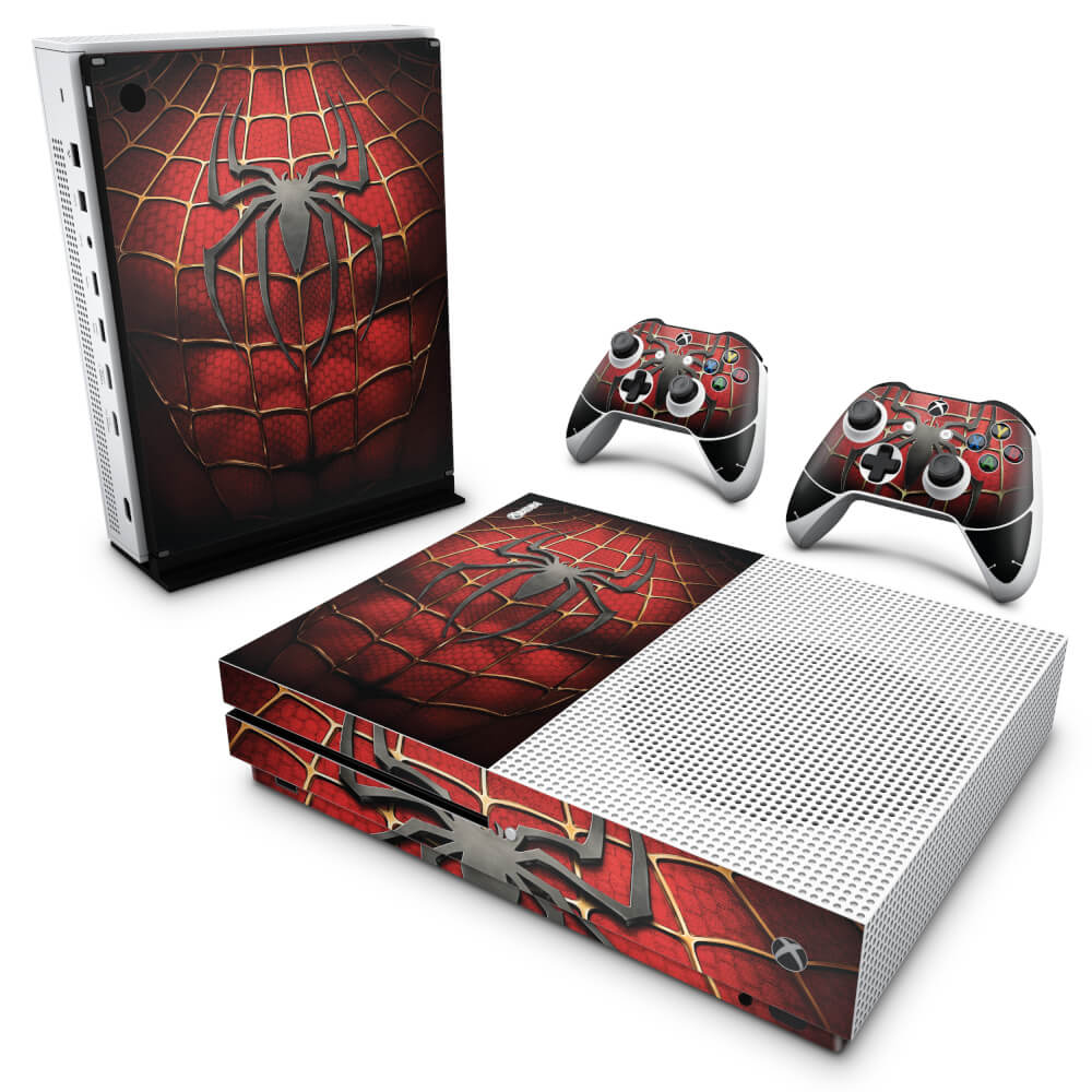 Skin Anti-rage Xbox One Slim - Spider Man - Homem Aranha