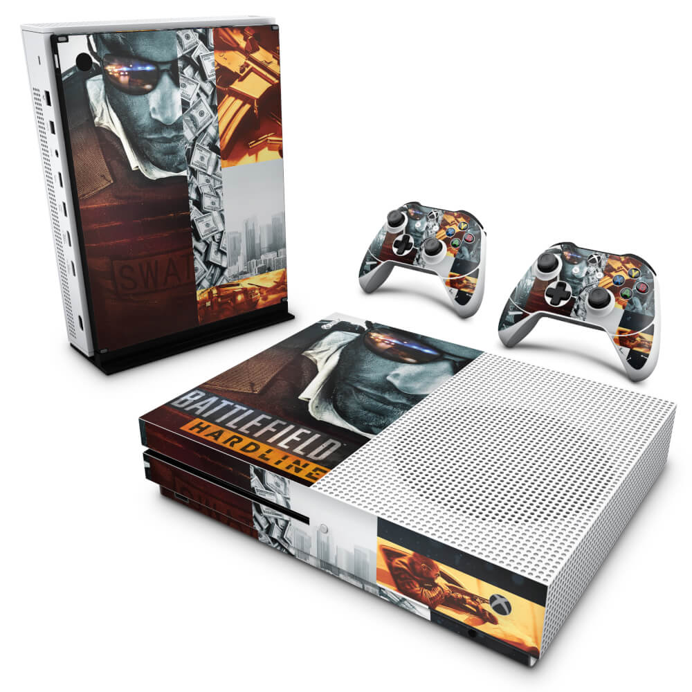 Skin Anti-rage Xbox One Slim - Battlefield Hardline