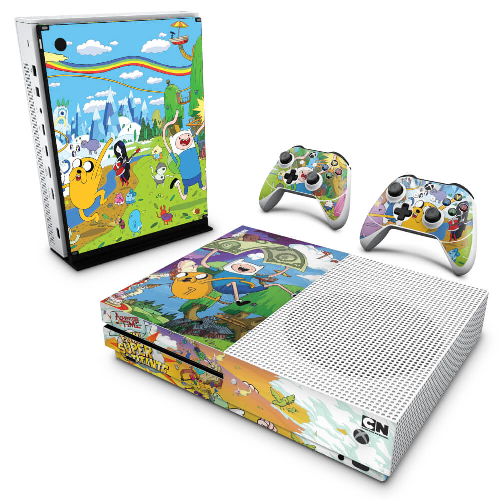 Skin Anti-rage Xbox One Slim - Hora de Aventura