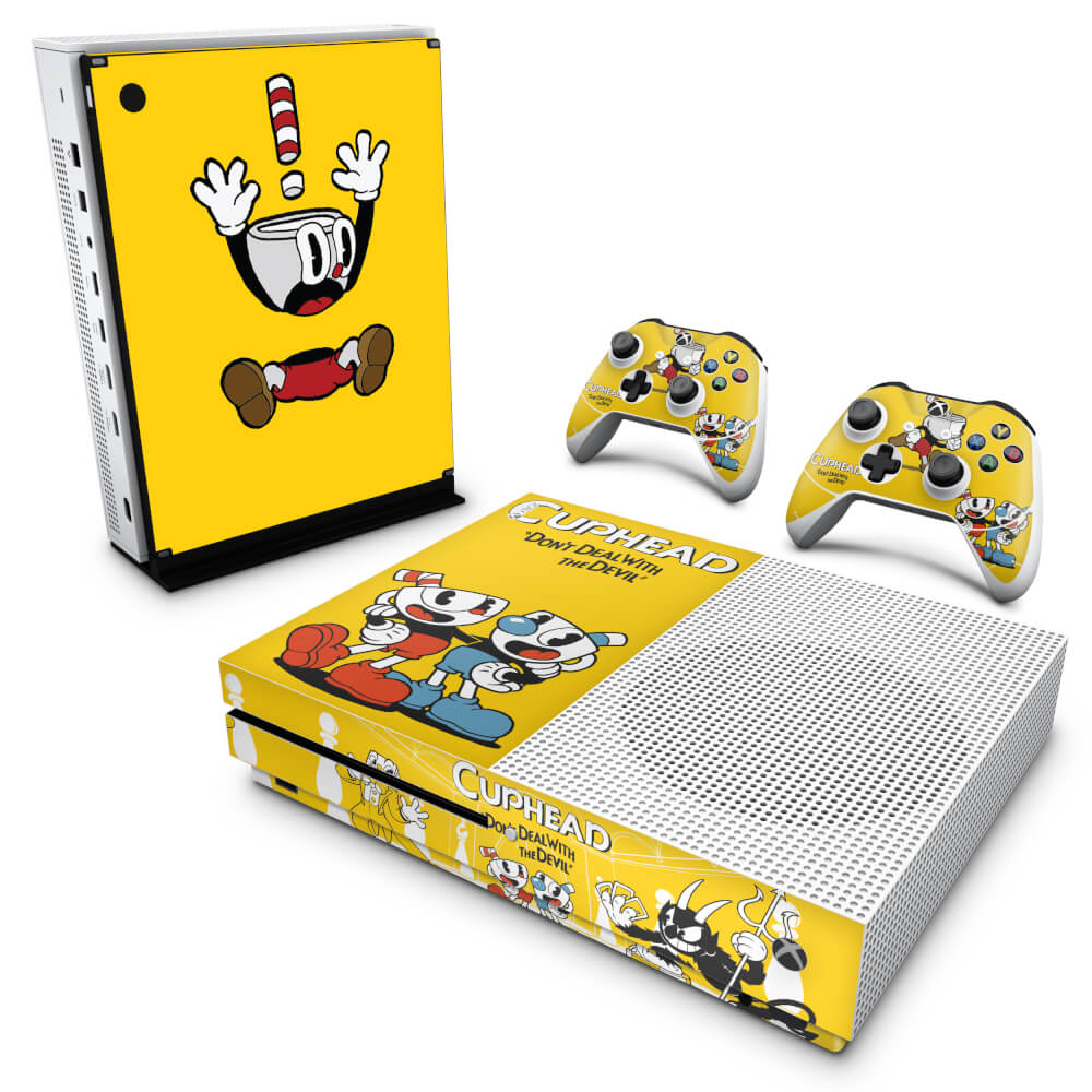 Skin Anti-rage Xbox One Slim - Cuphead