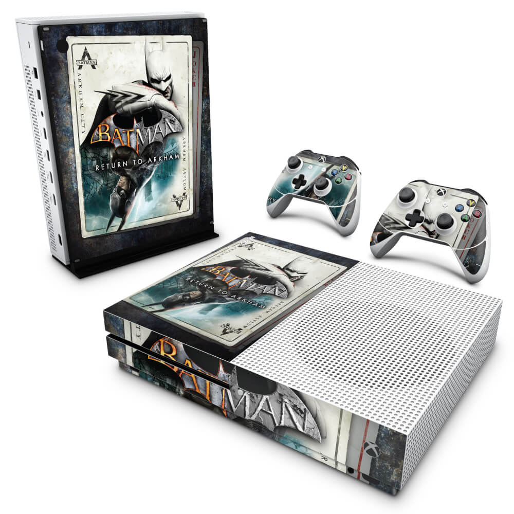 Skin Anti-rage Xbox One Slim - Batman Return to Arkham