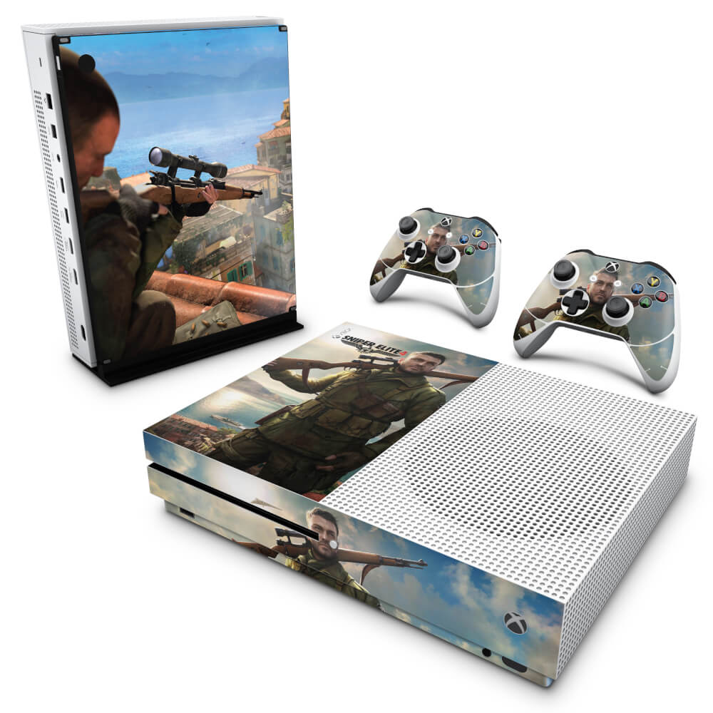 Skin Anti-rage Xbox One Slim - Sniper Elite 4
