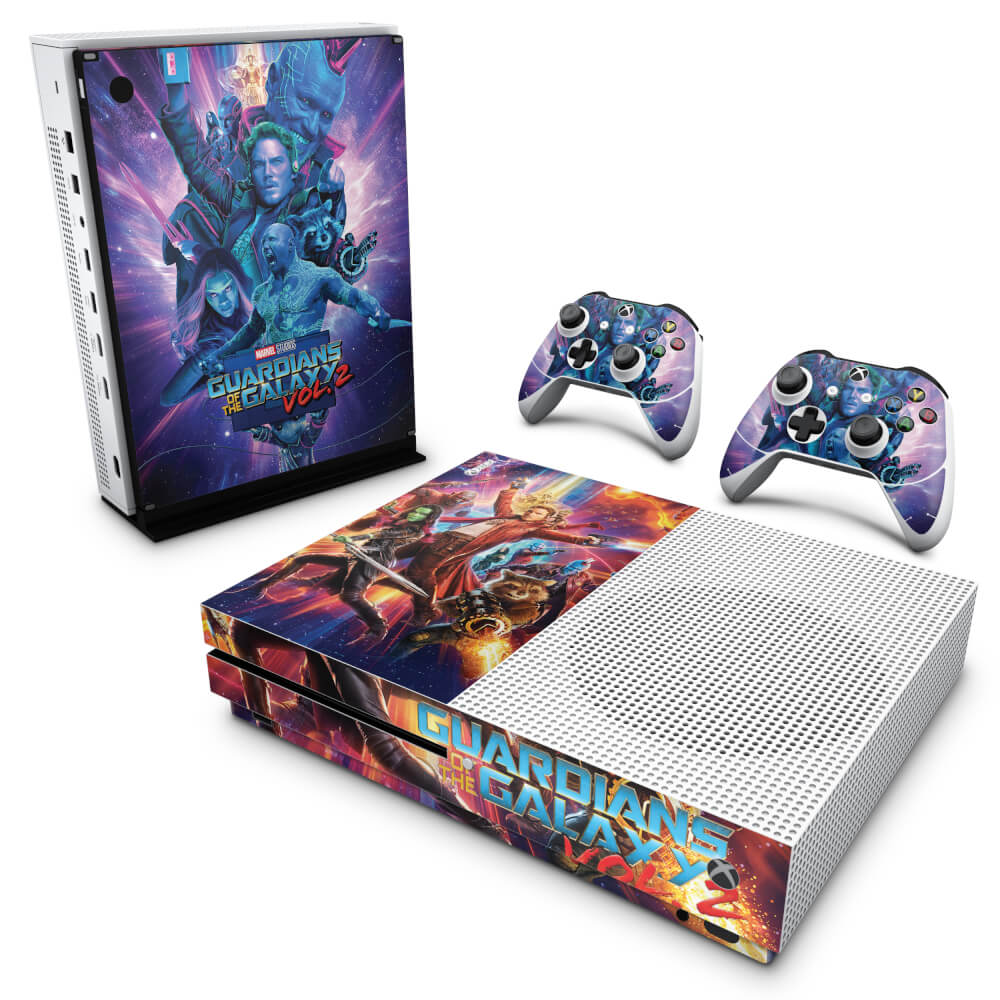 Skin Anti-rage Xbox One Slim - Guardiões da Galáxia Vol 2