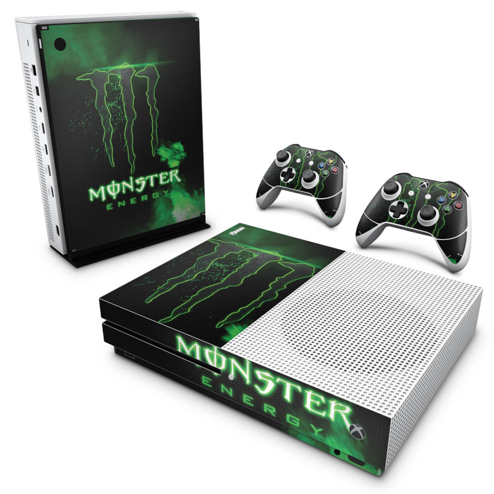 Skin Anti-rage Xbox One Slim - Monster Energy Drink