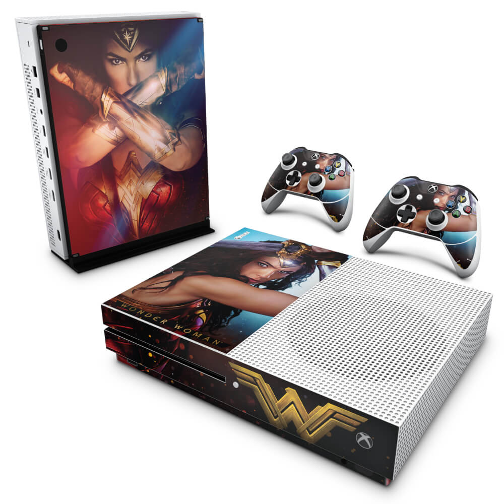 Skin Anti-rage Xbox One Slim - Mulher Maravilha