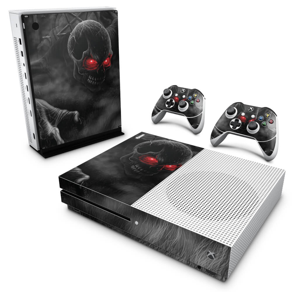 Skin Anti-rage Xbox One Slim - Caveira Skull