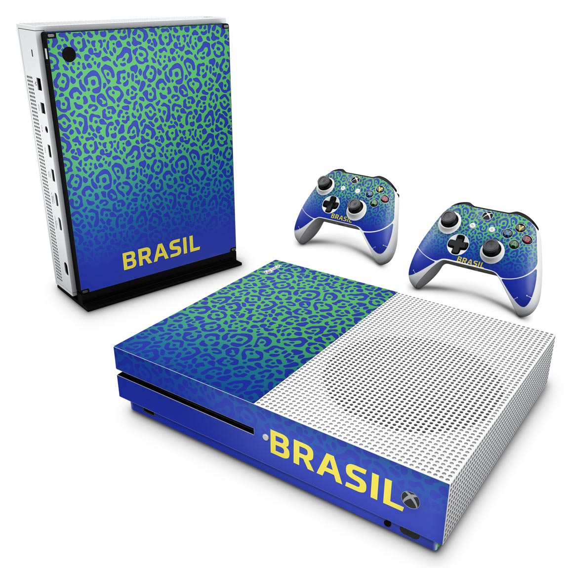 Skin Anti-rage Xbox One Slim - Brasil